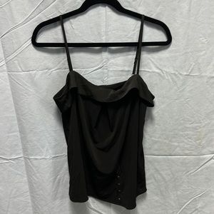 Banana Republic black tank top blouse, size M, never worn, new with tags